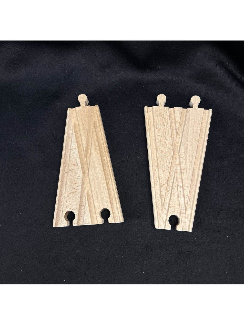 Brio Compatible Wooden Railway Tracks V Switching Peices Male & Female